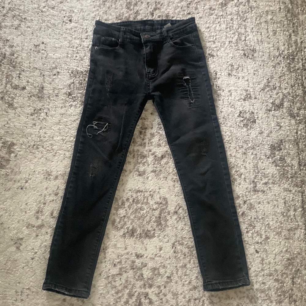 Fredd Marshall boys black denim jean